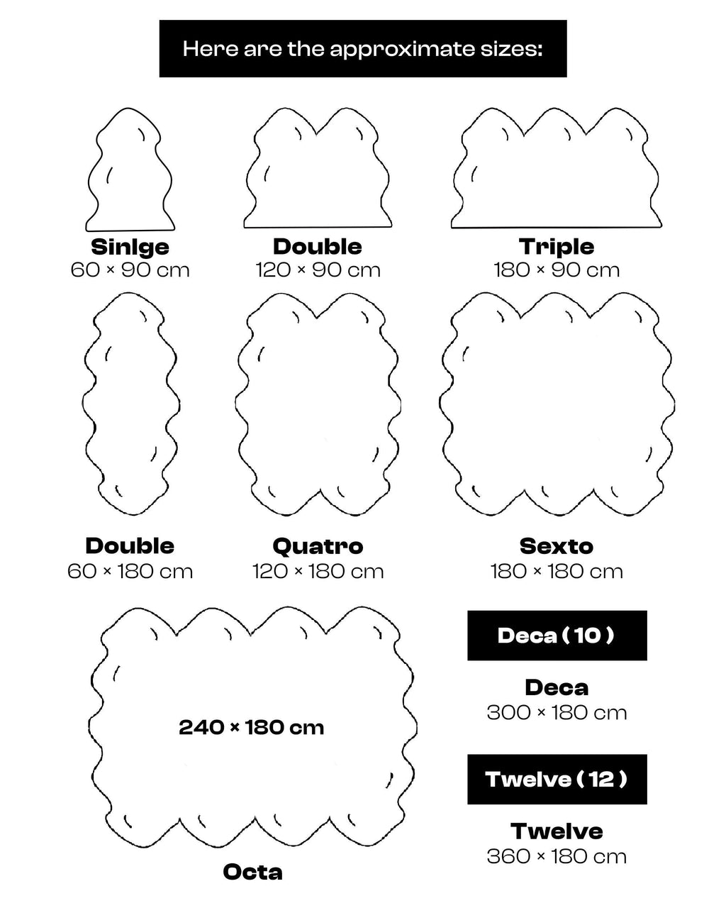 Natural Brown Sheepskin Rug
