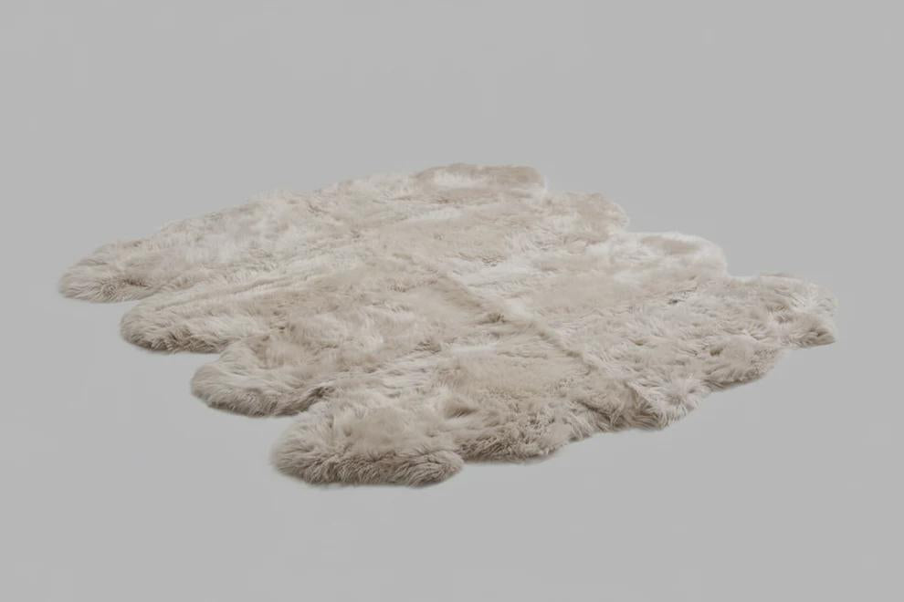 Dark Oyster Sheepskin Rug